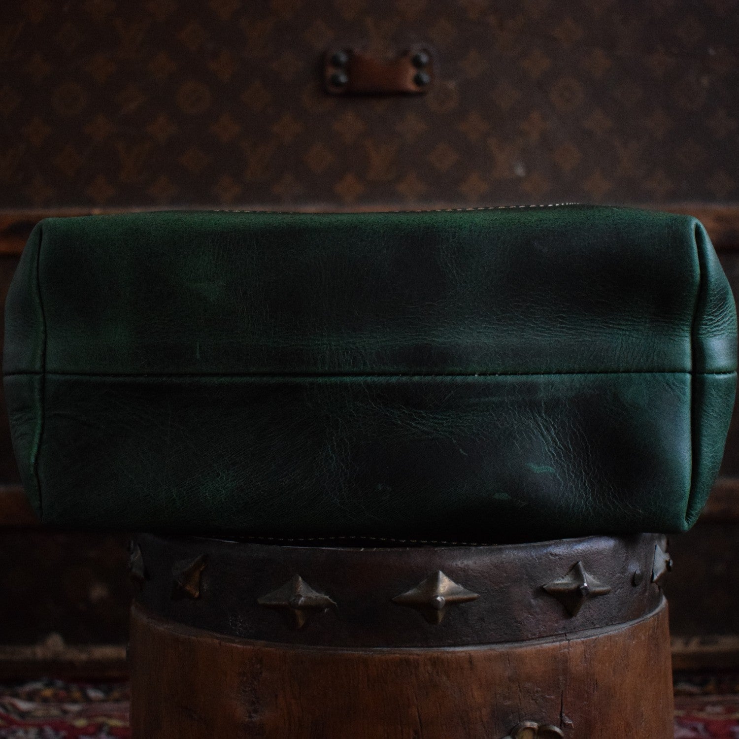 Sac de voyage en cuir & nécessaire de toilette 1900 Sac de voyage en cuir & nécessaire de toilette 1900